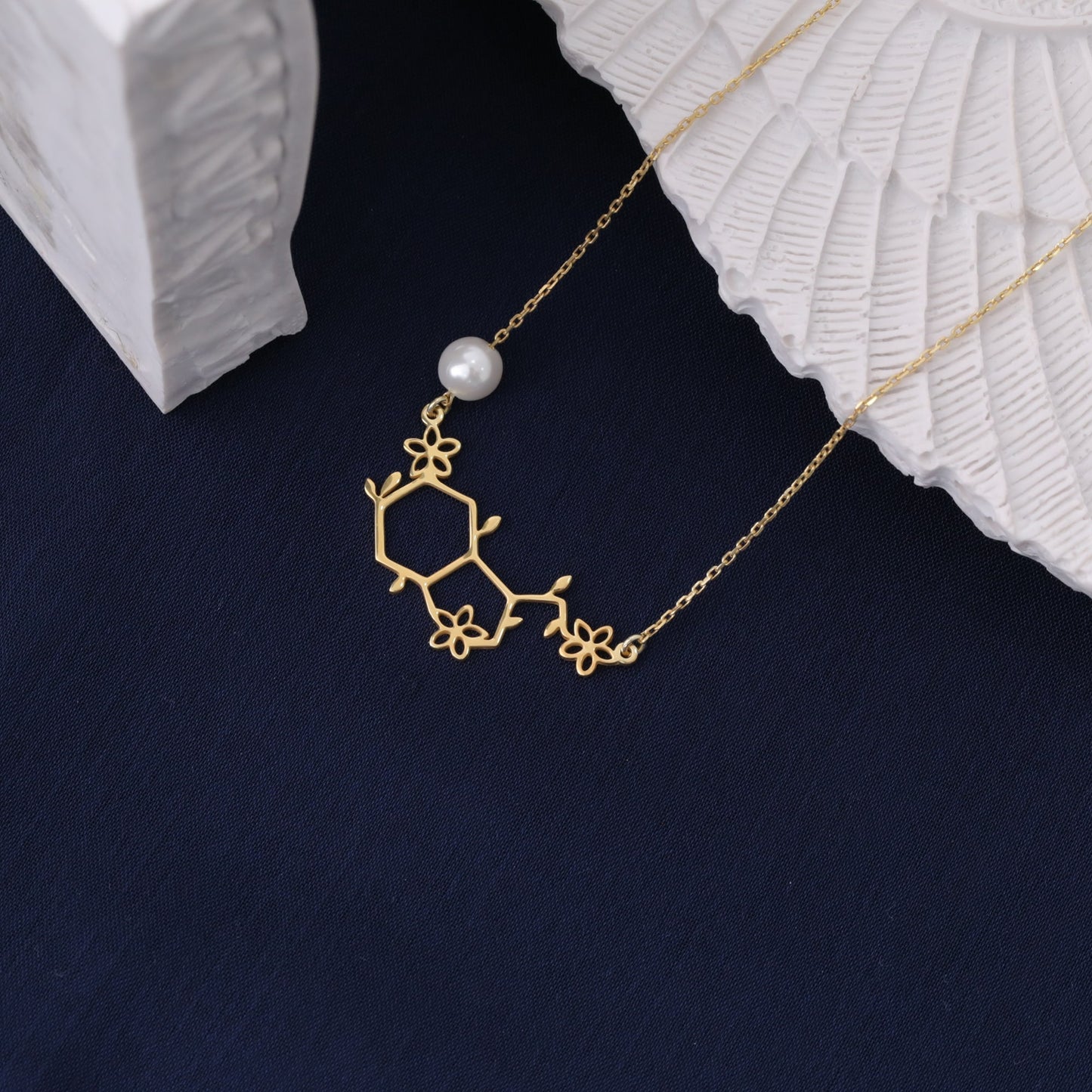 Gold Plated Seratonin Necklace