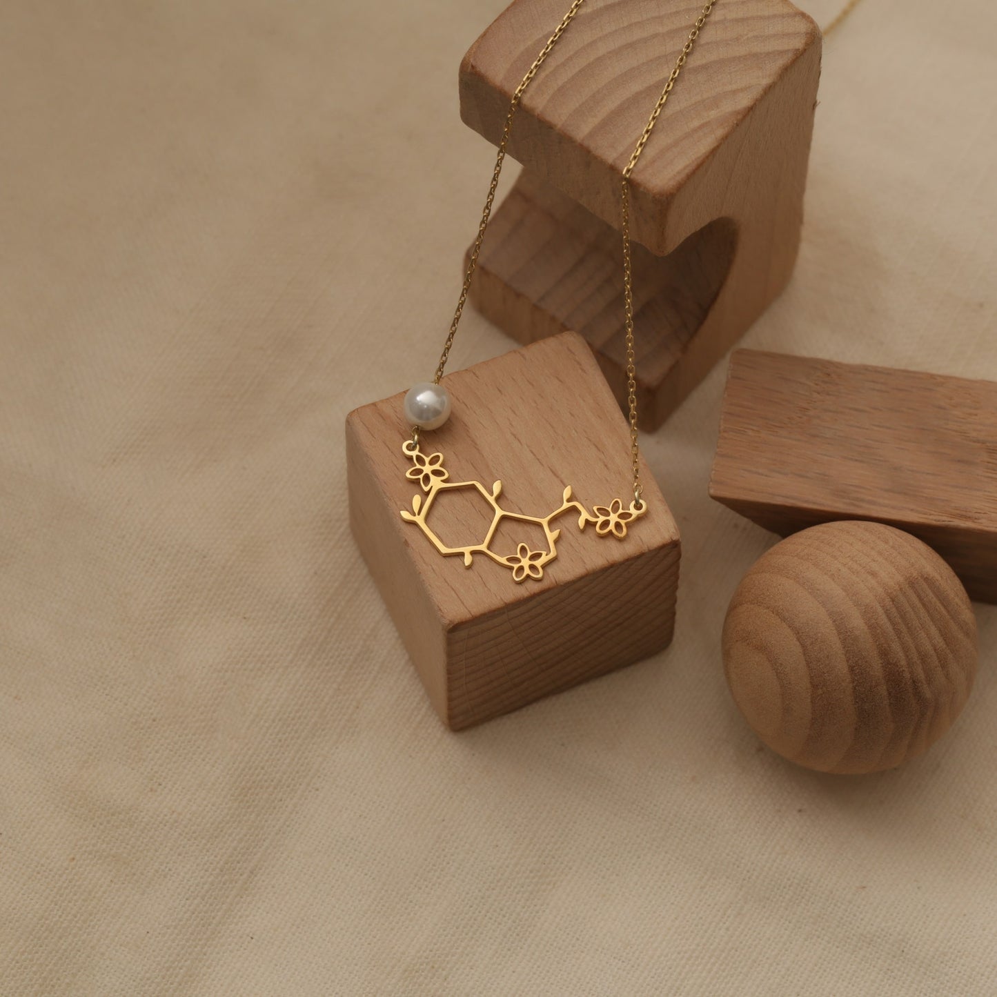 Gold Plated Seratonin Necklace