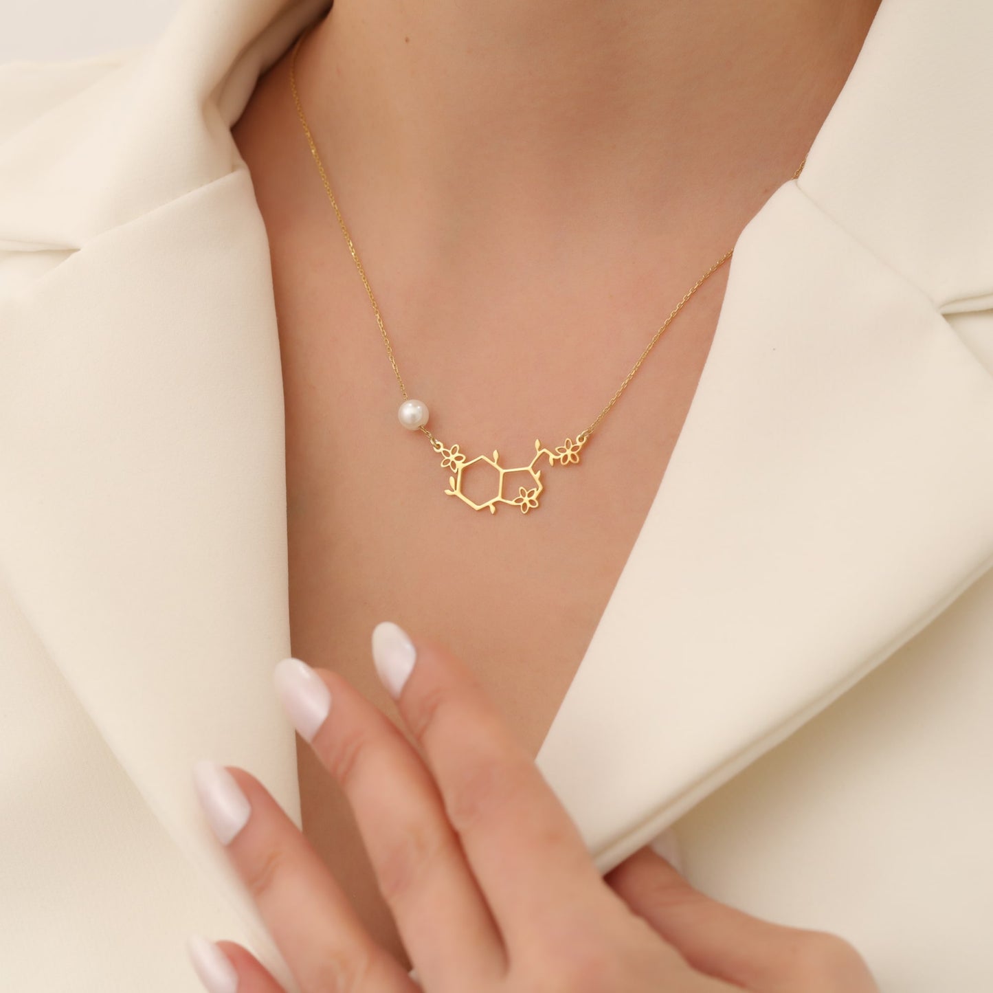 Gold Plated Seratonin Necklace