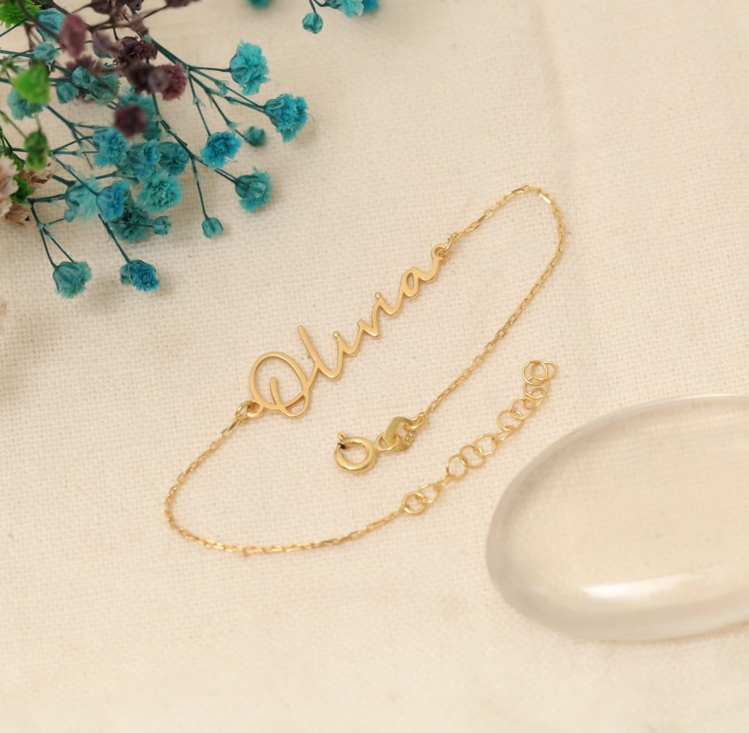Gold Name Bracelet 